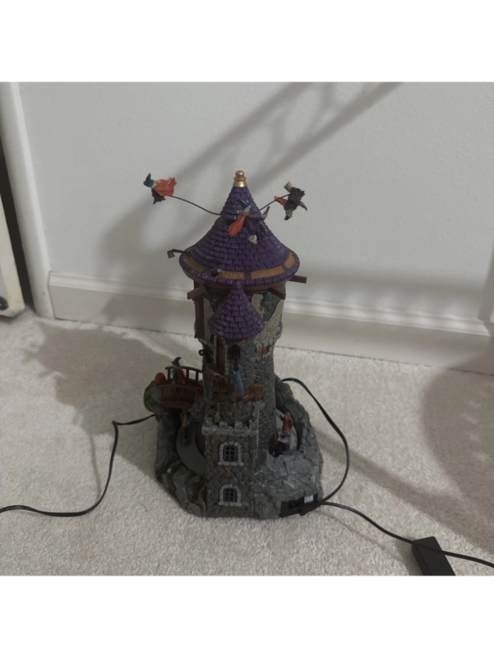 NEW LEMAX Witch Clock Tower Village (Lights up, moves, and makes noise) - Picture 3 of 9
